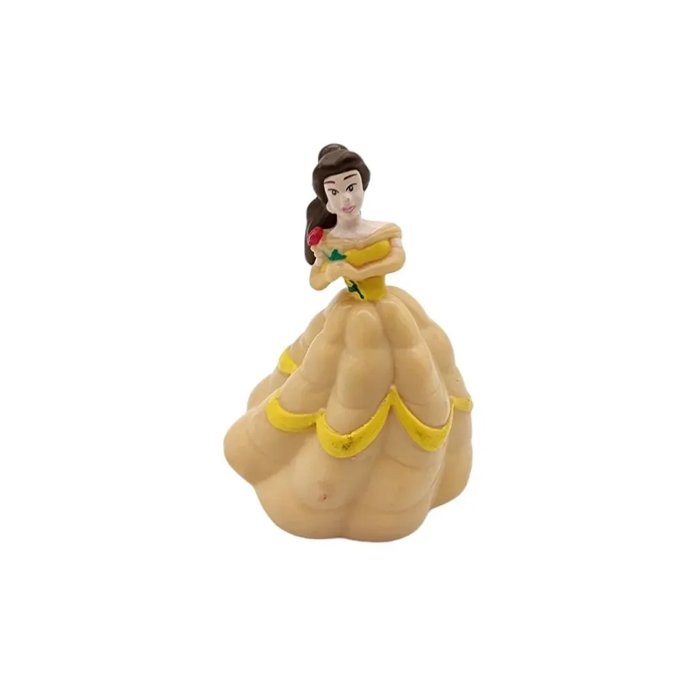 Disney Princess DecoPac Figures Lot Belle Cinderella Aurora Cake Toppers 2.5in